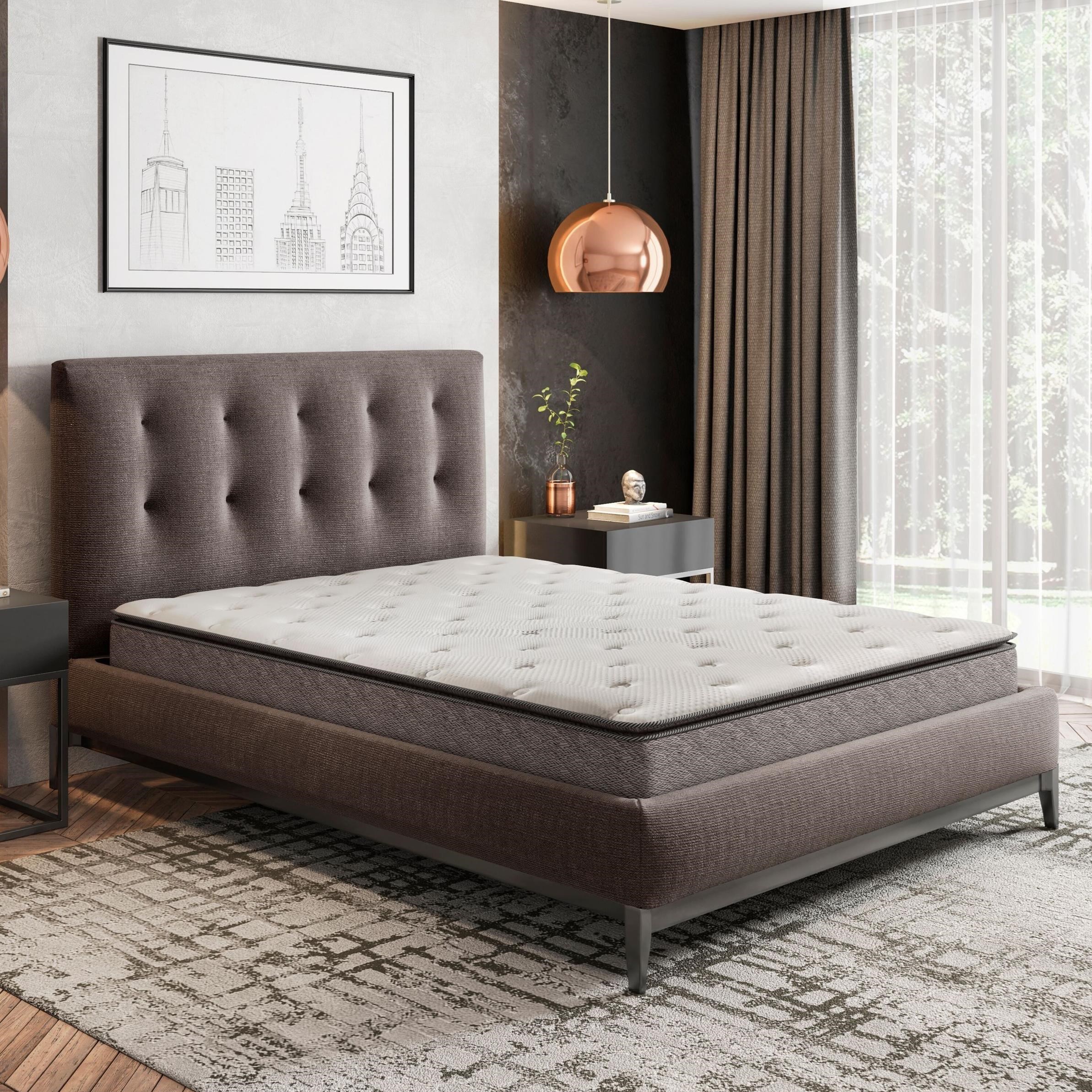 BedTech Mt Bachelor Hybrid Pillow Top BC1050+SpringPedFndtnQ Queen